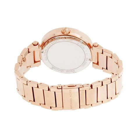 michael kors mk5865 ladies parker rose gold watch|Michael Kors parker.